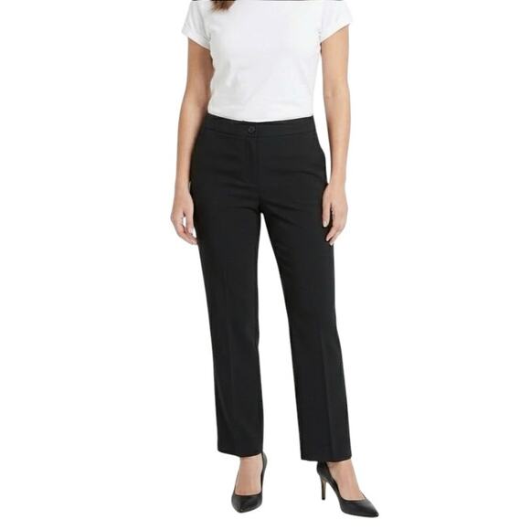 Karen Kane Pants - Karen Kane Essentials Black Straight Leg Work Dress Pants Size 10